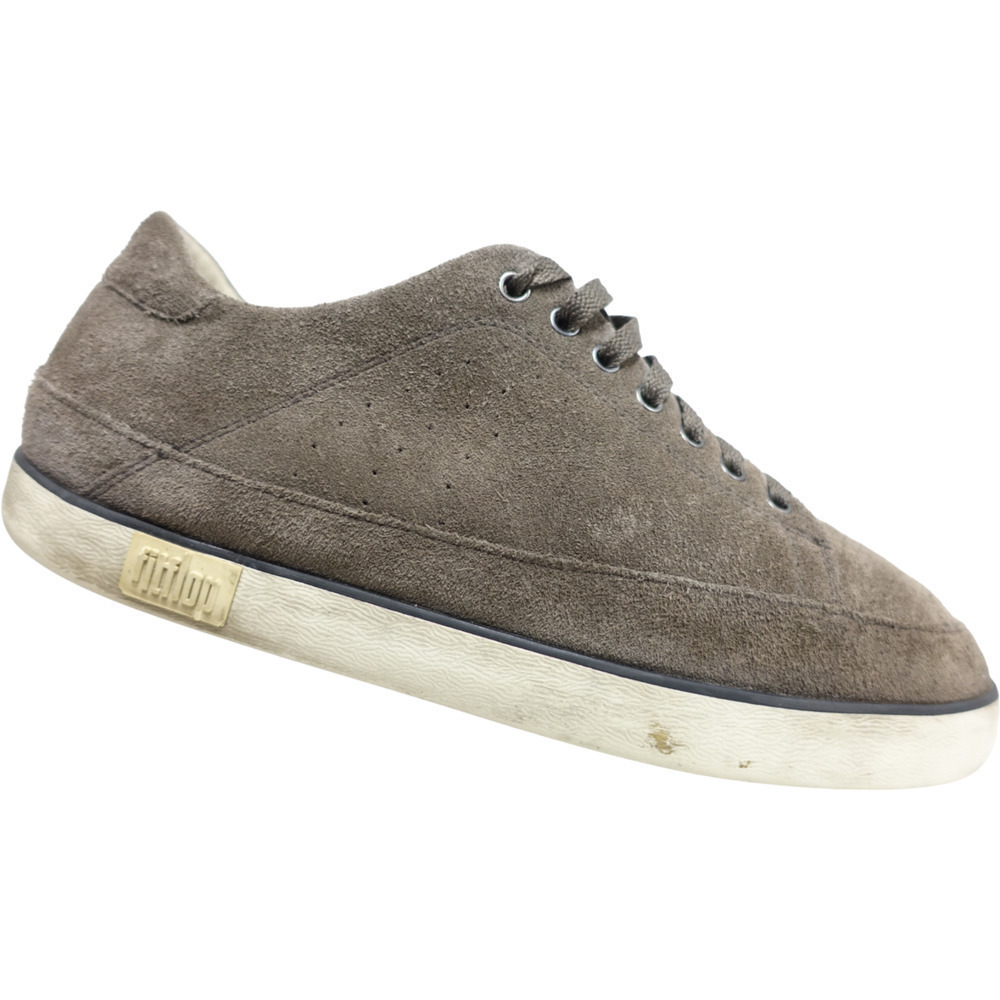 FITFLOP Supertone Grey 11 Men Suede Casual Sneakers